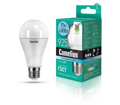 Комплект светодиодных лампочек CAMELION LED11-A60/845/E27/10 шт