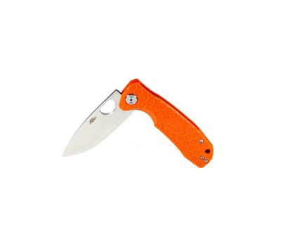 Нож туристический Honey Badger Flipper D2 L (HB1044) с оранжевой рукоятью