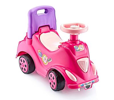 Машинка детская GUCLU 4263_Pink/ОР каталка Cool Riders принцесса, с клаксоном, розов.