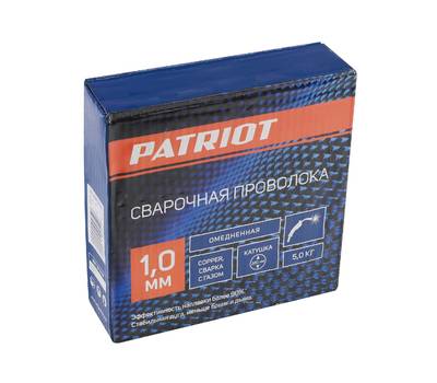 Проволока омедненная PATRIOT 1.0мм, 5кг (d200)