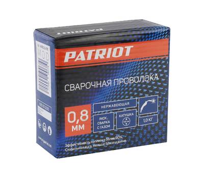 Проволока нержавейка PATRIOT 0.8мм, 1кг