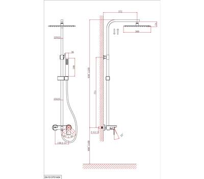 Душевой гарнитур D&K DA1513701A04