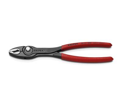 Клещи KNIPEX KN-8201200SB TwinGripс зев 4-22 мм, длина 200 мм, обливные ручки, SB