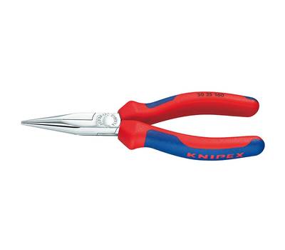 Длинногубцы KNIPEX KN-3025160 160 мм, хром, 2-комп ручки