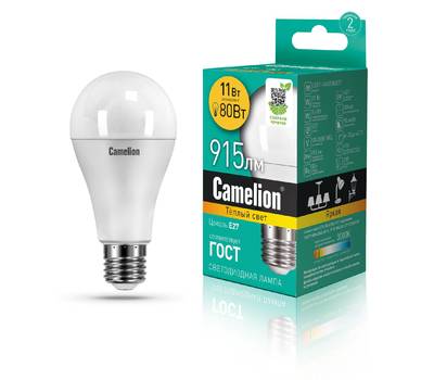 Комплект светодиодных лампочек CAMELION LED11-A60/830/E27/10 шт