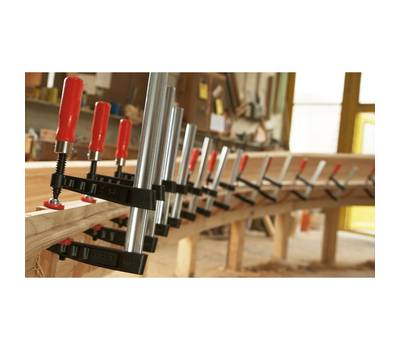 Струбцина BESSEY BE-TG40 чугунная 400/175, 6 кН, дерев.ручка