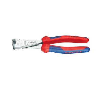 Кусачки торцевые KNIPEX KN-6705200 особой мощности, 200 мм, хром, 2-комп ручки