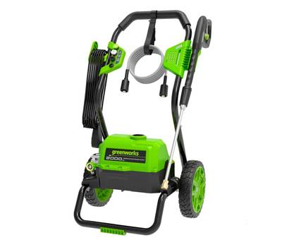 Мойка высокого давления Greenworks 5106707 2000Вт VT электрическая GPW2000II