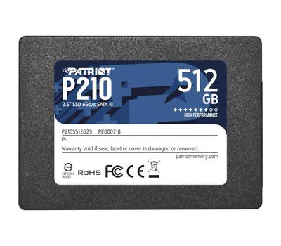 Накопитель SSD Patriot memory P210 P210S512G25