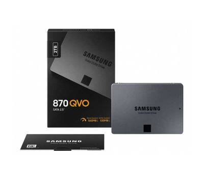 Накопитель SSD SAMSUNG 870 QVO MZ-77Q2T0BW