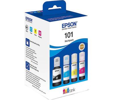 Картридж EPSON L101 C13T03V64A черный/голубой/пурпурный/желтый (7500стр.) (127мл) для L4150/L4160/L