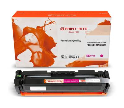 Картридж лазерный PRINT-RITE TFCA07MPU1J PR-054H MAGENTA 054H Magenta пурпурный (2300стр.) для LBP 