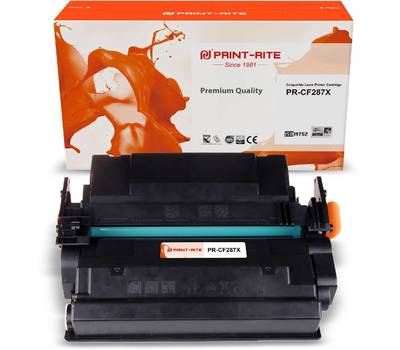 Картридж лазерный PRINT-RITE TFH098BPU1J PR-CF287X CF287X черный (18000стр.) для LJ M506dn/ M506n/ 