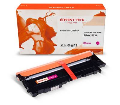 Картридж лазерный PRINT-RITE TFHA9QMPU1J PR-W2073A W2073A (есть ограничения по прошивке) пурпурный (