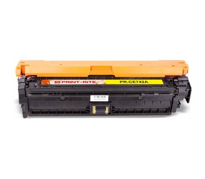 Картридж лазерный PRINT-RITE TFHAN7YPU1J PR-CE742A CE742A желтый (7300стр.) для LJ CP5220/CP5221/CP