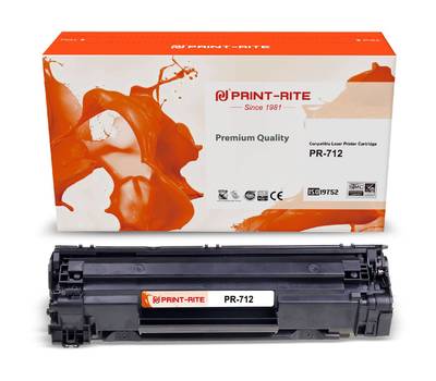 Картридж лазерный PRINT-RITE TFH919BPU1J PR-712 712 черный (1500стр.) для LBP-3010/3020