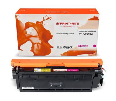 Картридж лазерный PRINT-RITE TRHGL9MPU1J PR-CF363X CF363X пурпурный (9500стр.) для CLJ M552dn/M553d