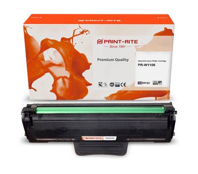 Картридж лазерный PRINT-RITE TFHB9GBPU1J PR-W1106 W1106A черный (1000стр.) для Laser 107a/107r/107w