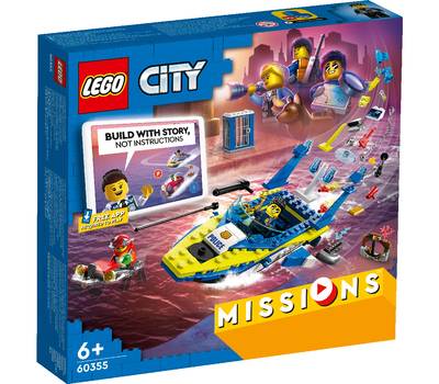 Конструктор LEGO City Missions Water Police Detective Missions