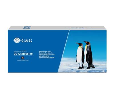 Картридж G&G GG-C13T965140 T9651 черный (187мл) для WorkForce Pro WF-M5299DW/M5799DWF/M5298DW