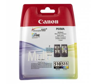 Картридж CANON PG-510/CL-511 2970B010 многоцветный/черный набор для 240/260/280/480/495/320/330/340