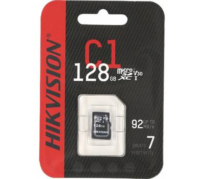 Флешка HIKVISION C1 HS-TF-C1(STD)/128G/ZAZ01X00/OD
