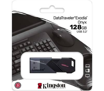 Флешка KINGSTON DataTraveler Exodia Onyx DTXON/128GB