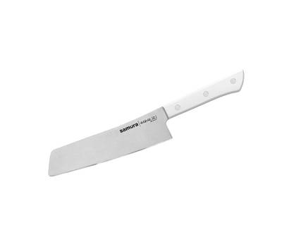 Нож кухонный Samura Harakiri накири, 17,4 см, корроз.-стойкая сталь, ABS пластик