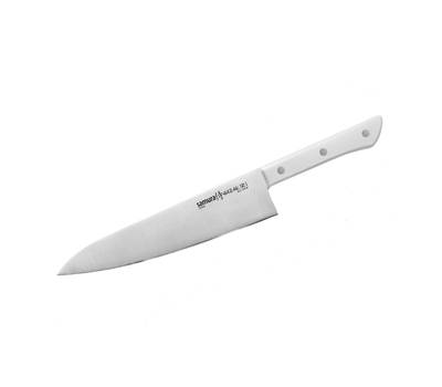 Нож кухонный Samura Harakiri Шеф, 20,8 см, корроз.-стойкая сталь, ABS пластик