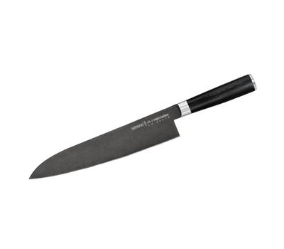 Нож кухонный Samura Mo-V Stonewash Гранд Шеф, 24 см, G-10