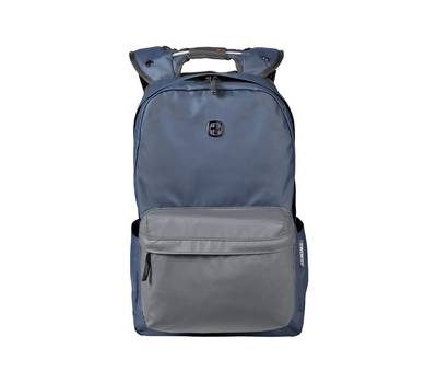 Рюкзак WENGER 14'', с водоотталкивающим покрытием, синий/серый, 28x22x41 см, 18 л