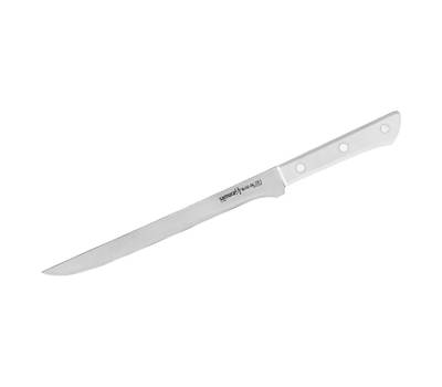 Нож кухонный Samura филейный Harakiri, 21,8 см, корроз.-стойкая сталь, ABS пластик