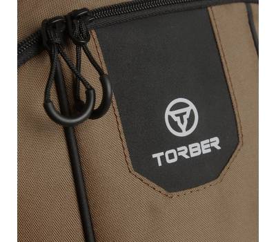Рюкзак Torber Rockit с отделением для ноутбука 15,6", коричневый, 46х30x13 см