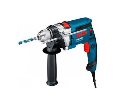 Дрель электрическая BOSCH GSB 16 RE (БЗП) со вспомогательной рукояткой(3pin)