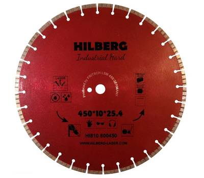 Диск алмазный Hilberg 450*25,4 Industrial Hard HI810