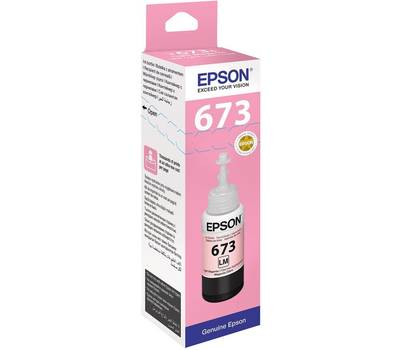 Картридж EPSON T673CM C13T673698 (C13T67364A) светло-пурпурный (1900стр.) (70мл) для L800/L801/L810