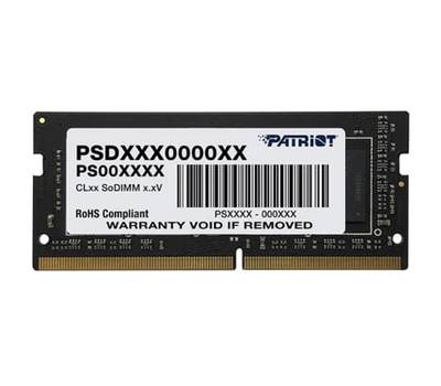 Модуль памяти Patriot memory для ноутбука SODIMM 8GB PC25600 DDR4 PSD48G320081S