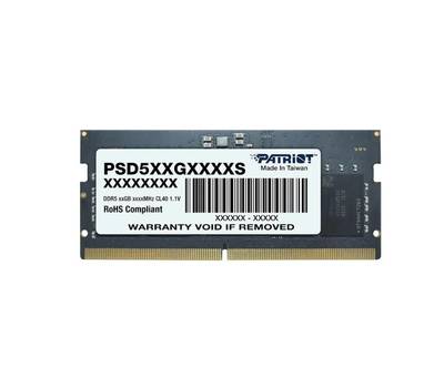 Модуль памяти Patriot memory для ноутбука SODIMM 8GB DDR5-5600 PSD58G560041S