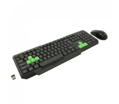 Клавиатура + мышь SMARTBUY SBC-230346AG-KN черный/зеленый