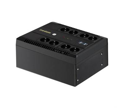 Источник бесперебойного питания EXEGATE EX295012RUS NNB-850.LED.AVR.8SH.CH