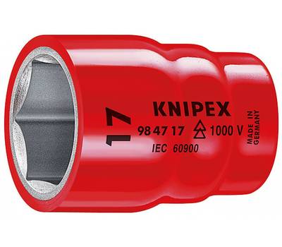 Головка торцевая KNIPEX VDE 1/2" 6-гранная, 27 мм, диэлектрическая