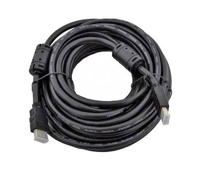 Кабель NINGBO HDMI (m)/HDMI (m) 10м. феррит.кольца Позолоченные контакты черный (HDMI-V1.4-10-NY-BR)