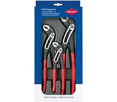 Клещи переставные KNIPEX набор ALLIGATOR в ложементе, 3 пр., KN-8801180/250/300