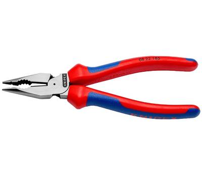 Плоскогубцы KNIPEX KN-0822185 комбинир. 185 мм, фосф. ручки