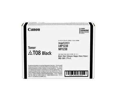 Картридж лазерный CANON T08BK 3010C006 черный (11000стр.) для i-SENSYS X 1238i, 1238iF, 1238P, 123