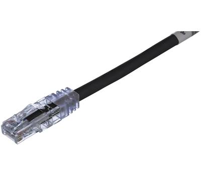 Патч-корд PANDUIT UTPSP1MBLY UTP вилка RJ-45-вилка RJ-45 кат.6 1м чёрный CM/CMX