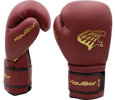 Перчатки боксерские KOUGAR KO800-8, 8oz, бордовый