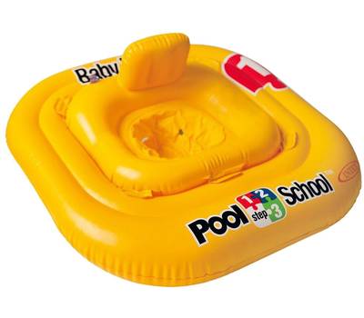 Круг для плавания Intex 56587EU надувной Deluxe baby float pool schooltm, 79*79 см