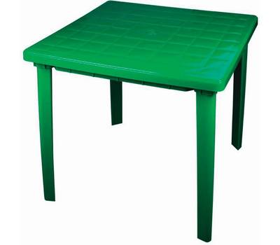 Стол складной АЛЬТЕРНАТИВА М2596 800х800х740мм квадратный (зеленый)