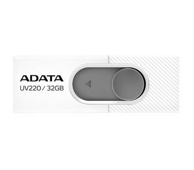 Флешка A-DATA 32Gb UV220 AUV220-32G-RWHGY USB2.0 белый/серый